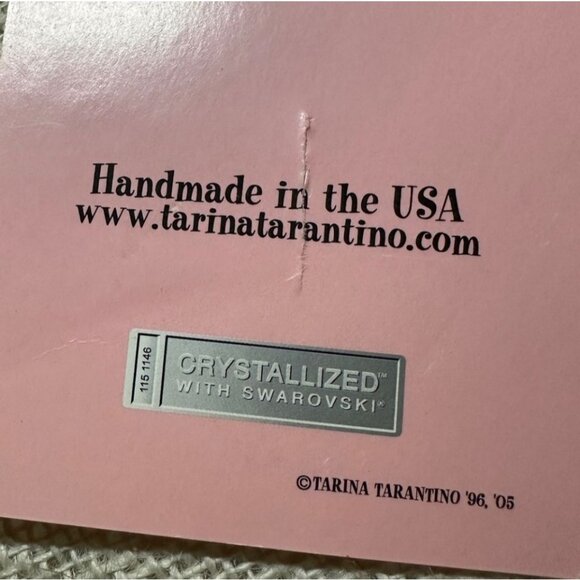 Vintage TARINA TARANTINO Hello Kitty Pendant w Swarovski Crystals- Authentic Y2K - Picture 3 of 5